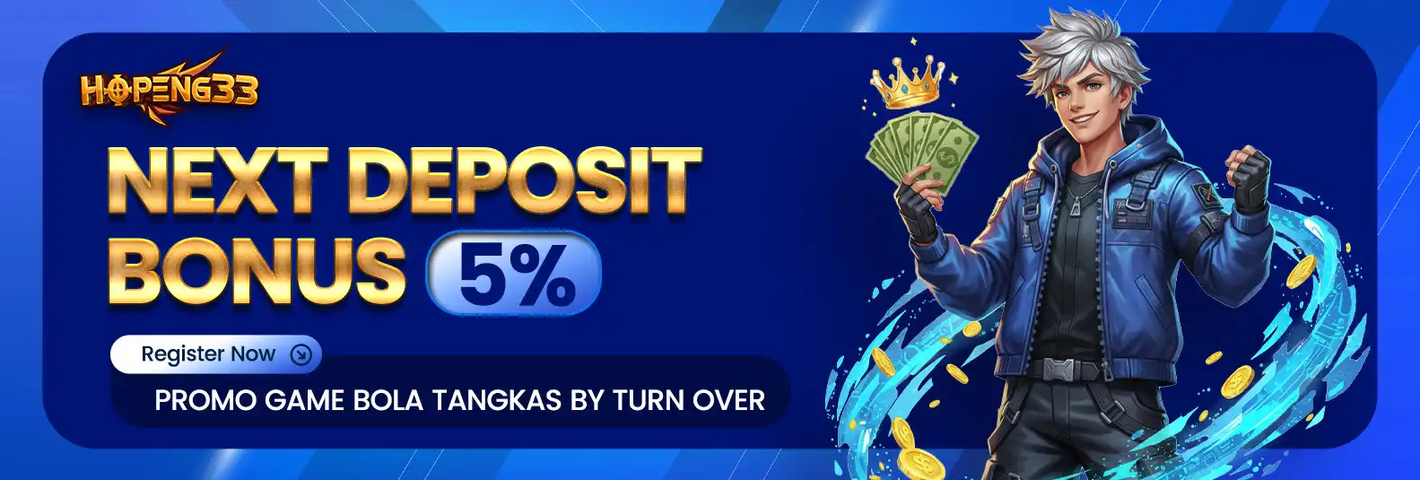 BONUS DEPOSIT 5% BOLA TANGKAS BY TURNOVER